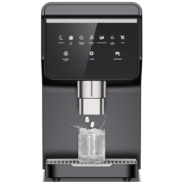 22.8 in. 350 LBS./24 H Half Size Cubes Built in/Freestanding Commercial Ice Maker With Self-Cleaning, Stainless Steel