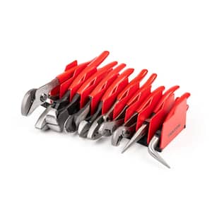 10-Piece Gripping and Cutting Pliers Set with Rack