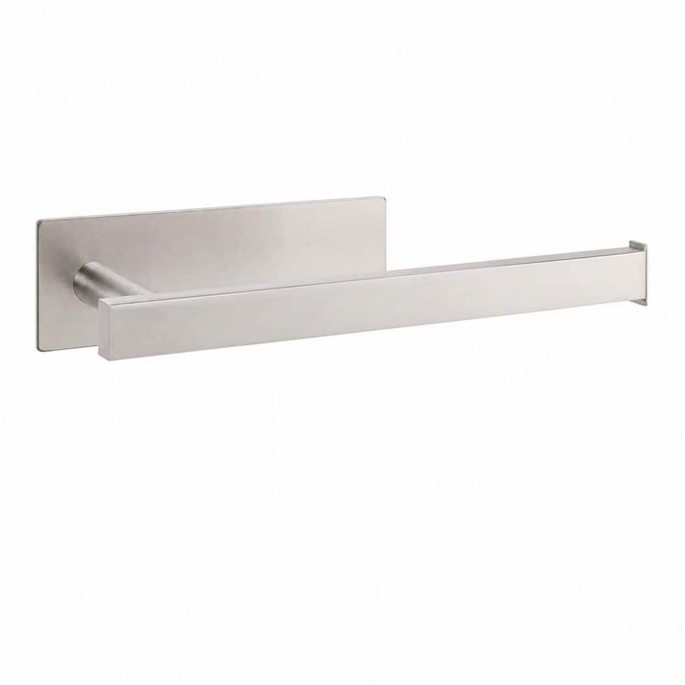 9.1 in Rod Brushed Nickel Stainless Steel Self Adhesive Towel Bar for Towel Racks 9.6x1.6x2.1 in No Drill price history on PriceWatchPro
