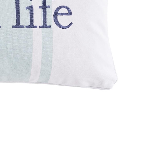 Levtex Home Beach Happy Place Pillow - White