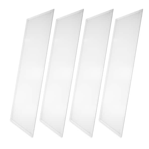 Hyperikon 2 ft. x 4 ft. White Integrated LED Dimmable Edge Lit Panel, 5000K (4-Pack)