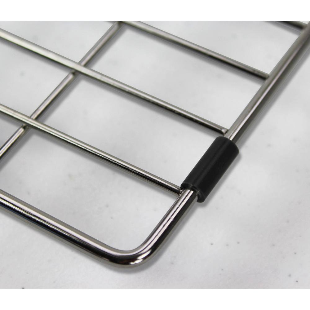 Stainless Steel Sink Grid with Protective Bumpers and Feet