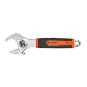 8 in. Adjustable Wrench with Cushion Grip
