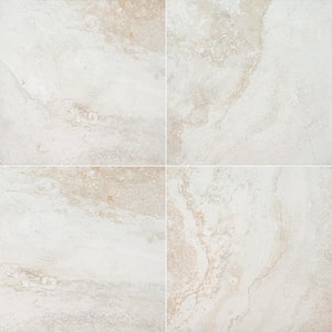Livingstyle Travertino 24 in. x 24 in. Matte Porcelain Floor and Wall Tile (16 sq. ft./Case)