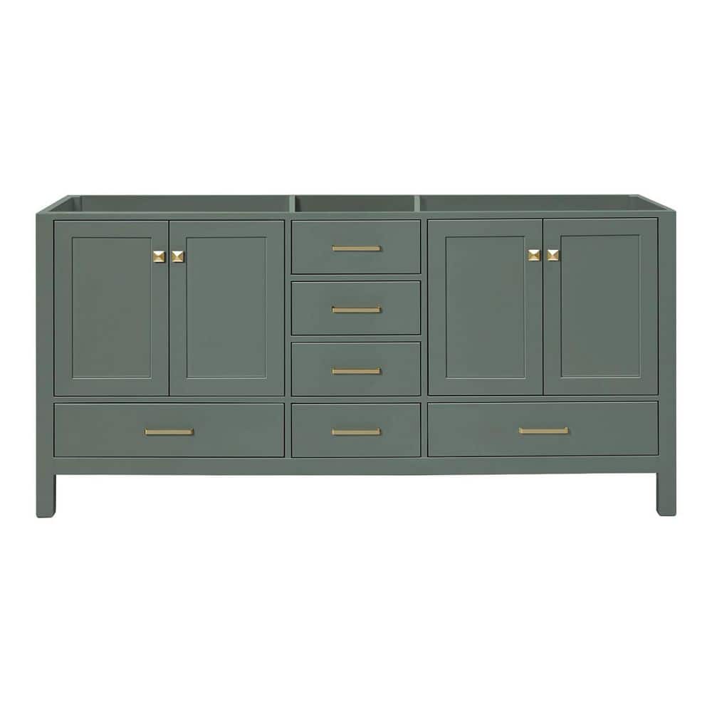 Cambridge 72 in. W x 21.5 in. D x 34.5 in. H Bath Vanity Cabinet without Top in Vintage Green price history on PriceWatchPro