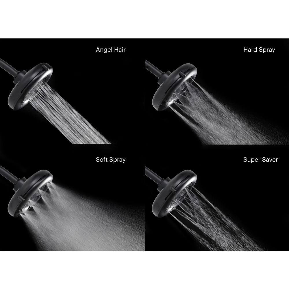 Chrome Multi-Head Handheld Shower with 72-inch Hose