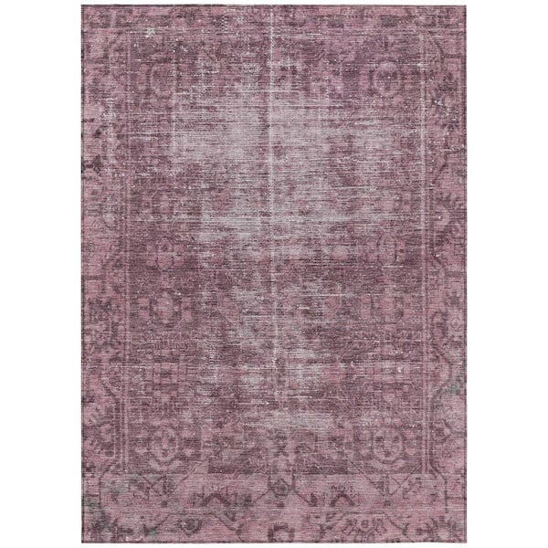 Addison Rugs Chantille Machine Washable Indoor/Outdoor Abstract ACN1228 Merlot 9 ft. x 12 ft. Area Rug