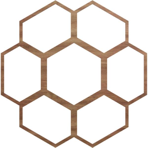 0.25 in. x 36 in. x 36 in. Wood Medallion Moulding