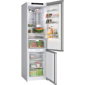 500 Series 24 in. 12.8 cu. ft. Bottom Freezer Refrigerator in Stainless Steel, Counter Depth