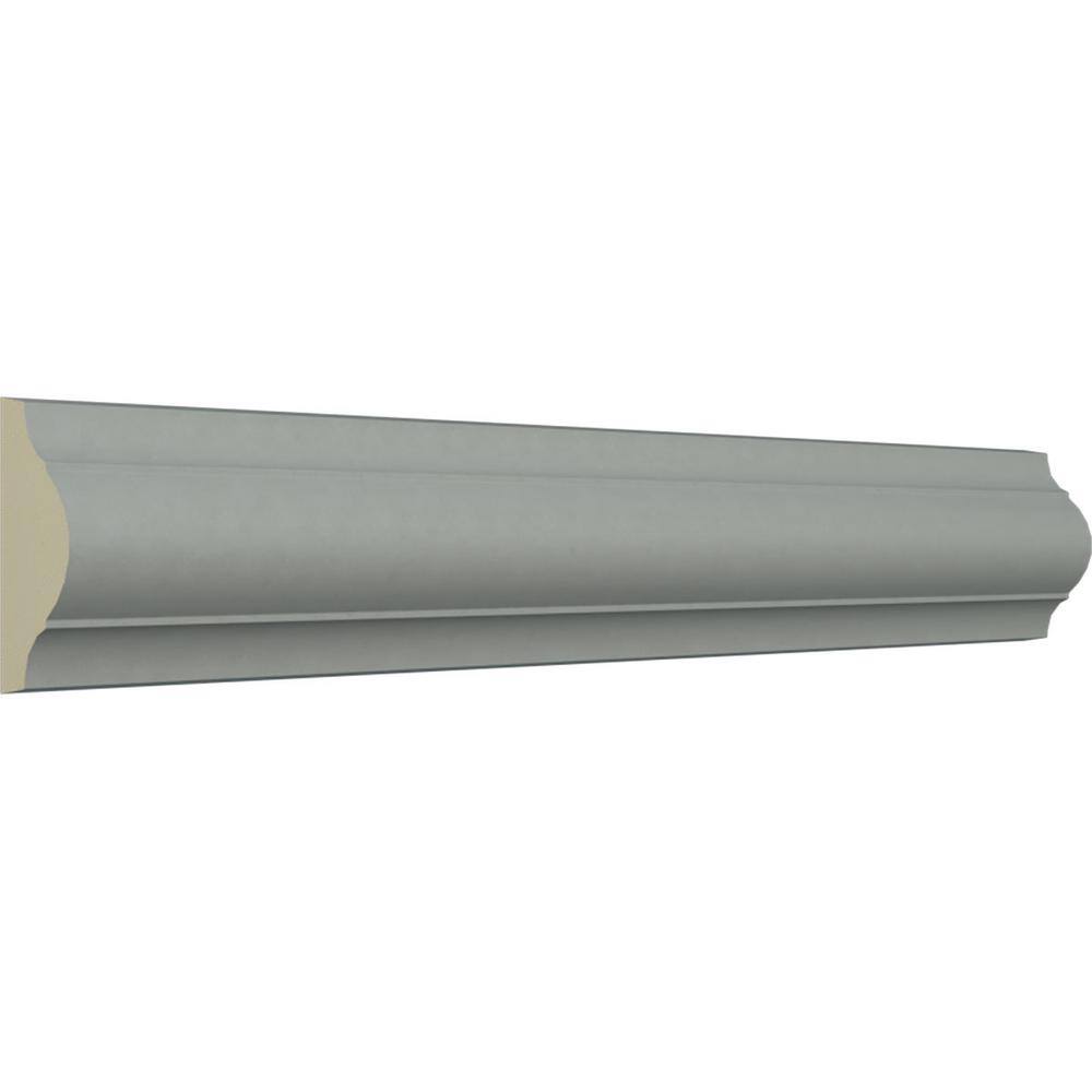 Ashford Smooth Gray Urethane Panel Moulding 12"