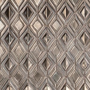 Delphi Jewel Metallic Copper 12 in. x 16 in. Polished Ceramic Mosaic Tile (1.19 sq. ft./Sheet)