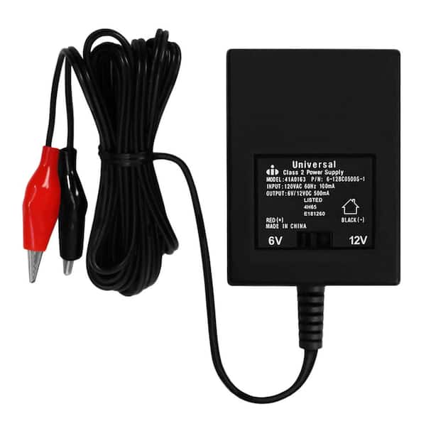 MIGHTY MAX BATTERY ML-AC612 6V/12V Battery Charger for 6V ADT Security 4520610 Battery