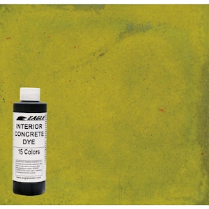 1 gal. Dandelion Interior Concrete Dye Stain Makes with Water from 8 oz. Concentrate