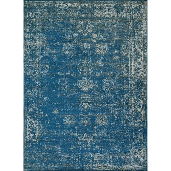 Unique Loom Sofia Casino Blue 8' 0 x 11' 0 Area Rug