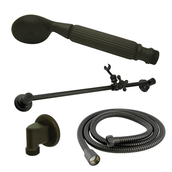 Kingston Brass Made to Match Single-Handle 1-Spray Shower Combo in Oil Rubbed Bronze with Slide Bar