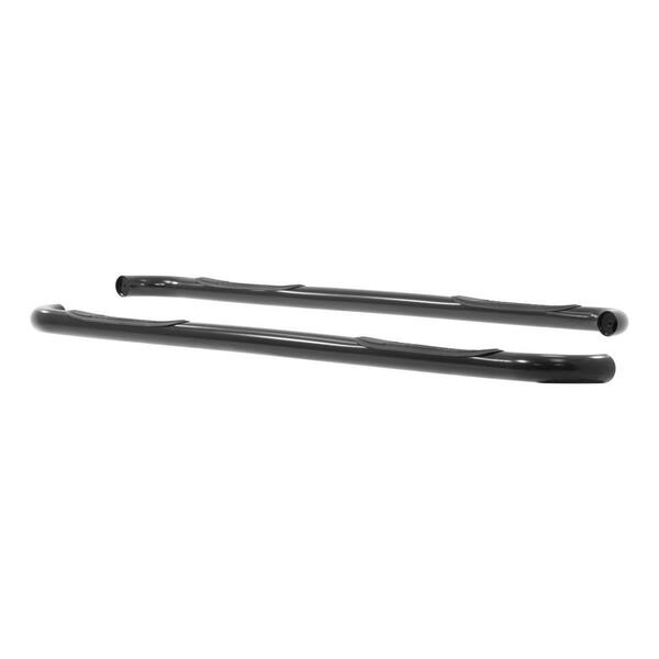 F-250 ARIES 213043 3-Inch Round Black Stainless Steel Nerf Bars Select Ford F-150 F-350 Super Duty 