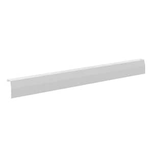 Premium Series 6 ft. Galvanized Steel Easy Slip-On Baseboard Heater Cover in White