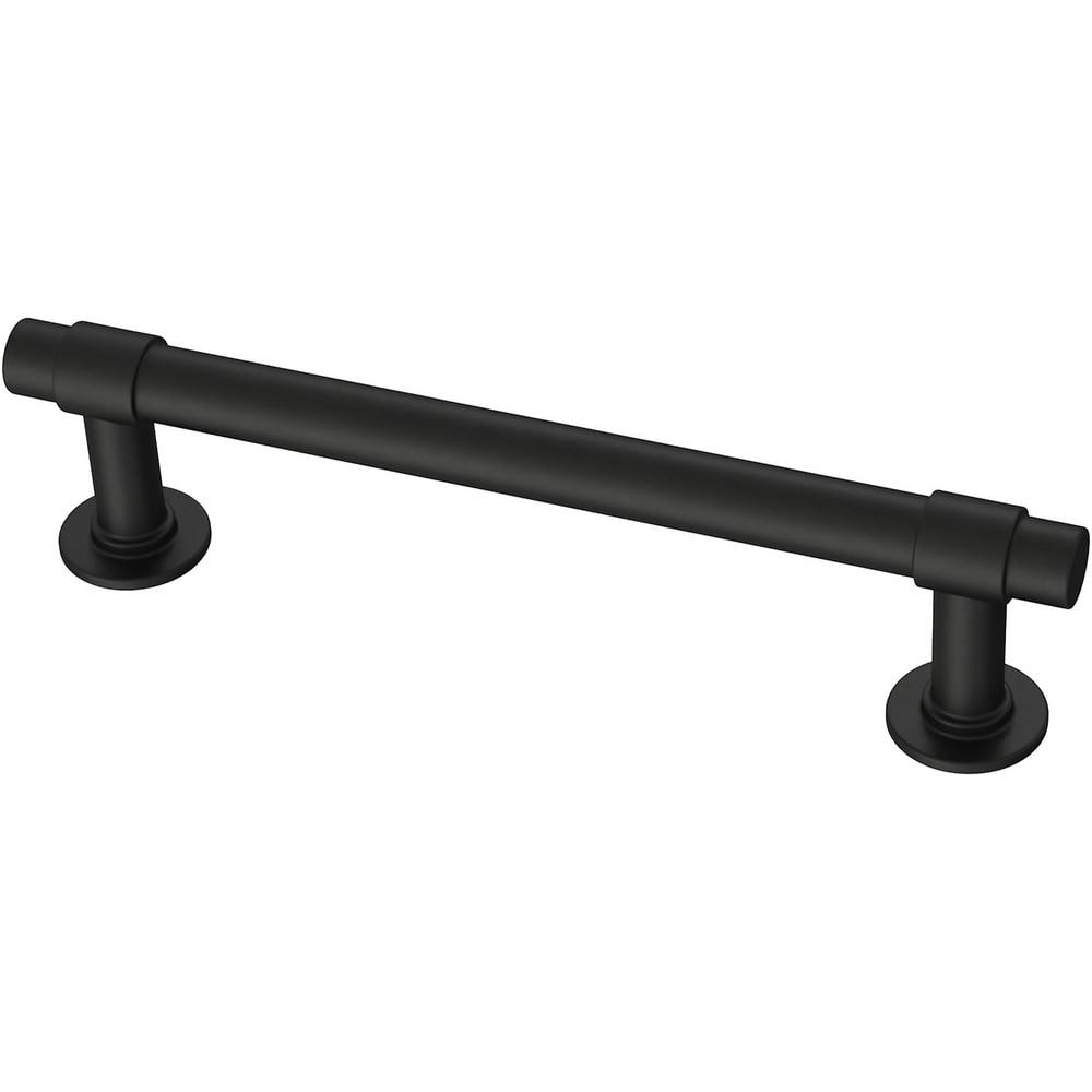 Matte Black 4'' Center to Center Bar Cabinet Pulls Set