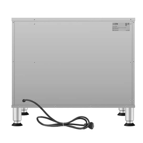 28 in. Commercial Free Standing Double Warming Drawers in Stainless-Steel