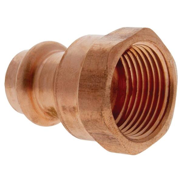 Qty: 25 Lot# 843 1/2" x 3/4" Copper x Female Copper Adapters 