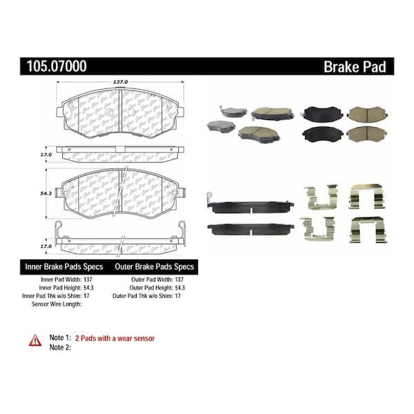 Centric Parts Disc Brake Pad Set