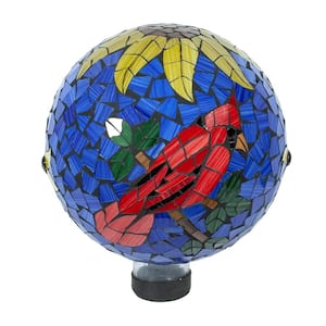 10 in. Cardinal Mosaic Gazing Ball