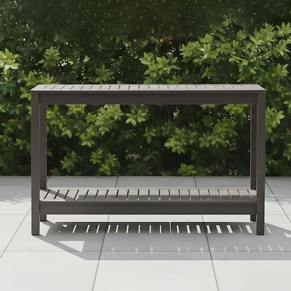 Cambridge Casual Cambridge Casual Braga Dark Brown Wood Outdoor Side Table