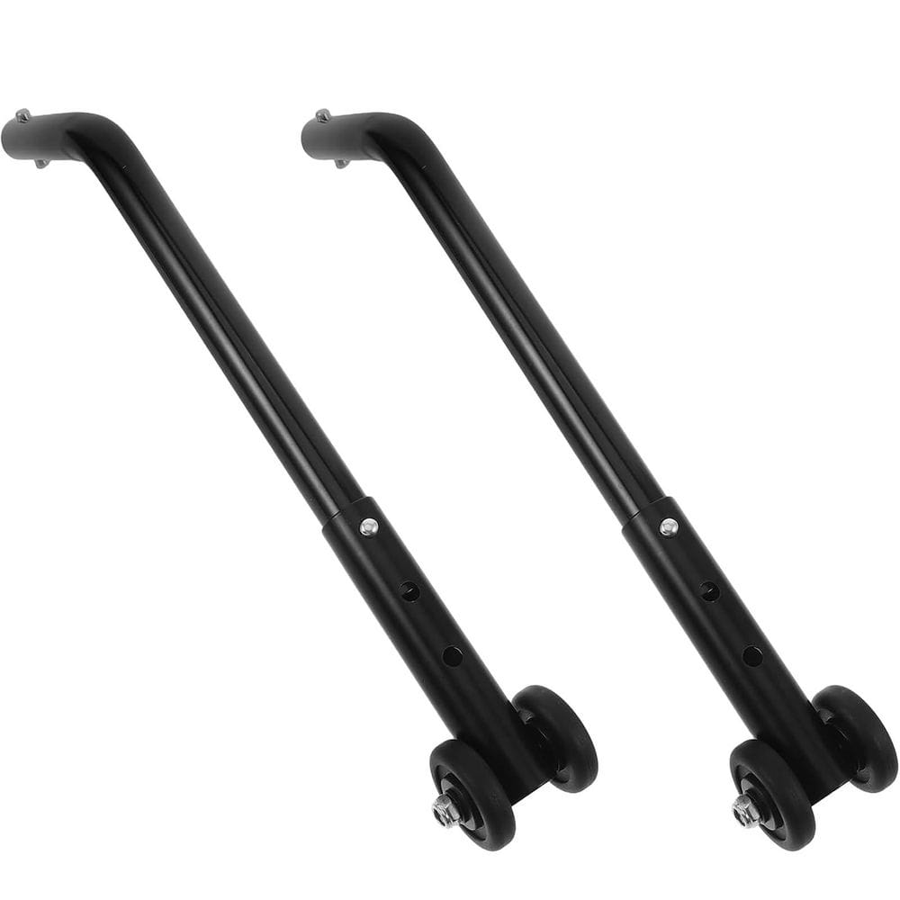 Black Anti-Tipper Set with Wheels for Wheelchair, Adjustable Dual-Wheel Support , Stability Safety for Mobility Aids price history on PriceWatchPro