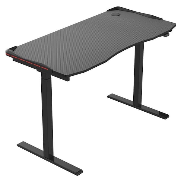 Highmore Raid LED Gaming Desk Black HM-GD005-001 - Best Buy