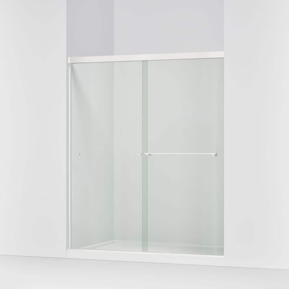 KOHLER Revel 59.625 in. W x 70 in. H Sliding Frameless Shower Door