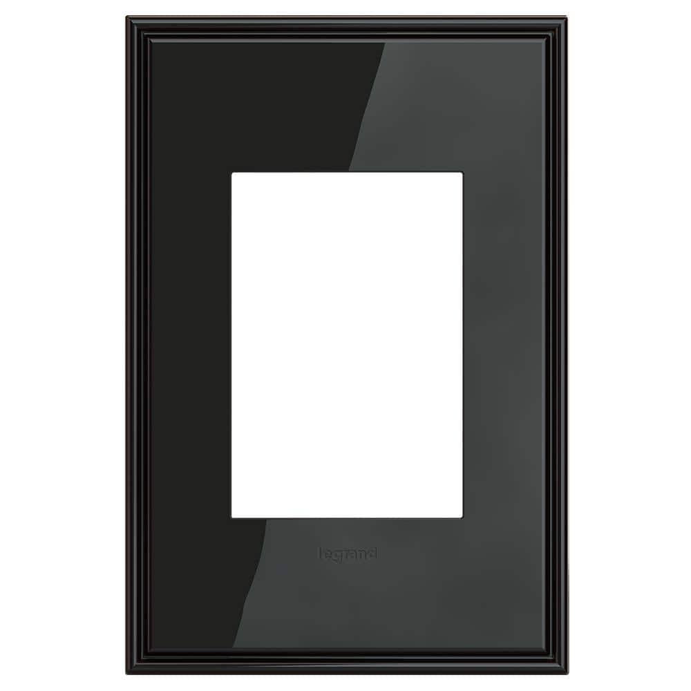 Legrand Adorne 1 Gang Plus Decorator/Rocker Wall Plate, Black Nickel (1 ...