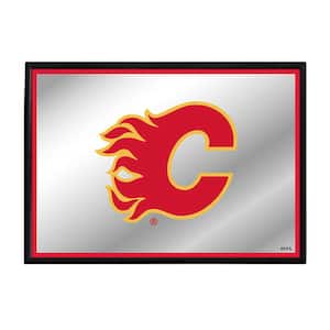 Download Calgary Flames Yellow Theme Logo Wallpaper