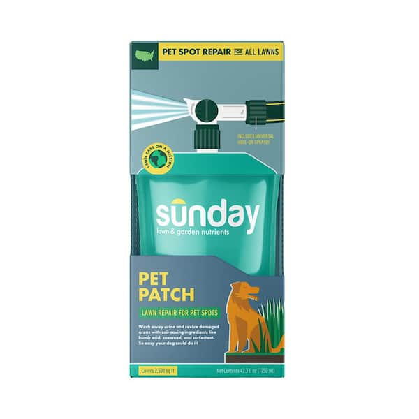 SUNDAY Pet Patch Repair 42.3 fl oz. 2,500 sq. ft Liquid Lawn Fertilizer