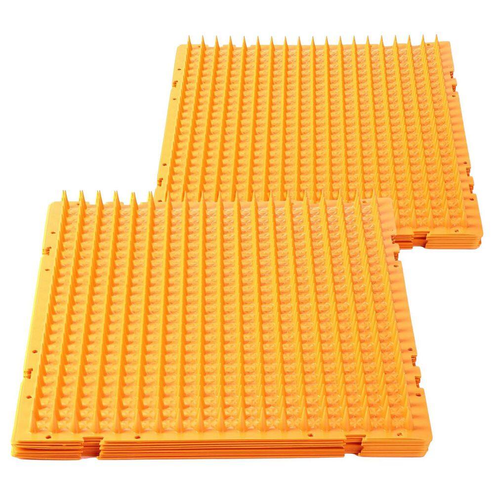 Cat Repellent Mat 16.5 in. ft. 13.3 in. Plastic Spike Deterrent Mat Indoor Outdoor Training 16-Pack price history on PriceWatchPro