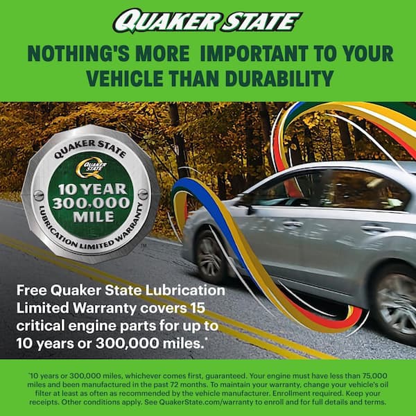 Quaker State SAE 5W-30 Motor Oil 5Qt. 550044963 - The Home Depot