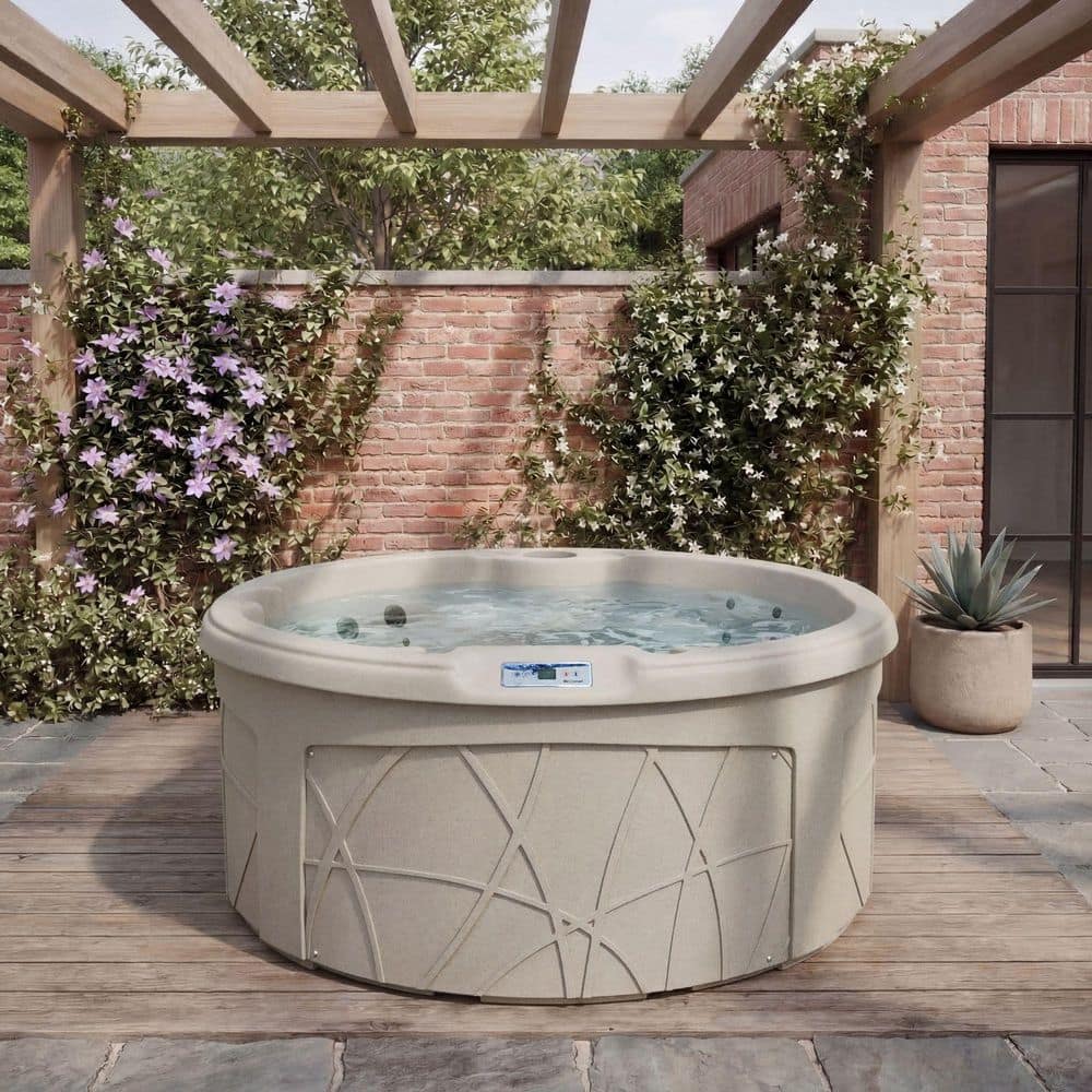 Lifesmart LS200DX 4-Person 20-Jet 115V Plug and Play Hot Tub with