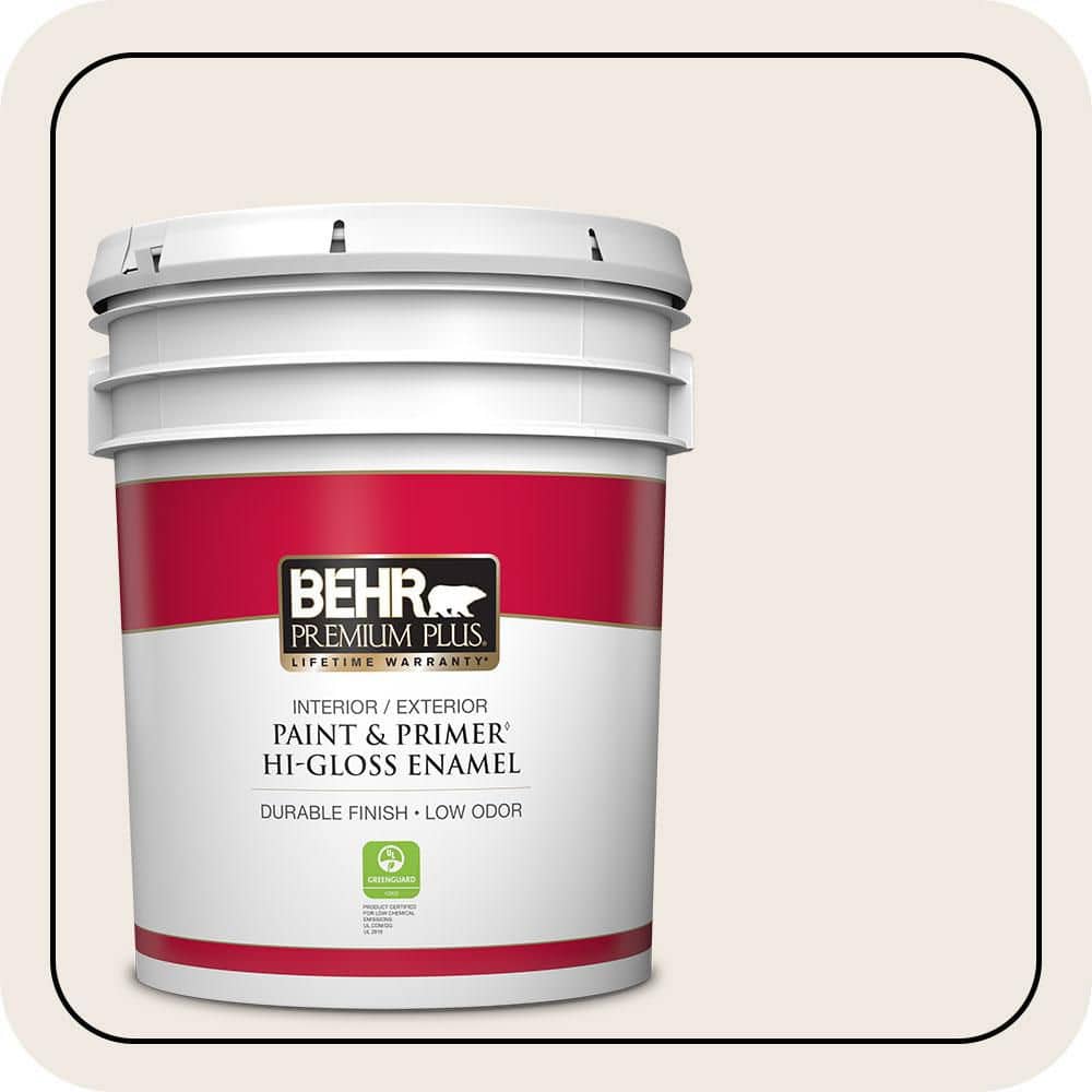 5 gal. #PWN-69 Fine Linen Hi-Gloss Enamel Interior/Exterior Paint & Primer price history on PriceWatchPro