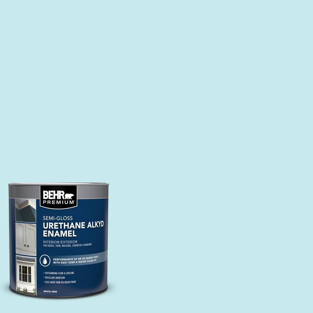 1 qt. #P470-1 Silent Breeze Semi-Gloss Enamel Urethane Alkyd Interior/Exterior Paint price history on PriceWatchPro