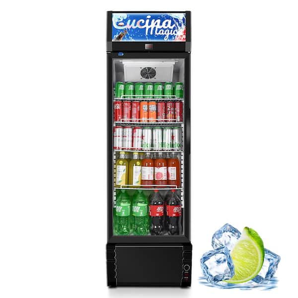JEREMY CASS 24.6 in. 12.5 cu. ft. Commercial Refrigerator with Adjustable 4-Racks in Black
