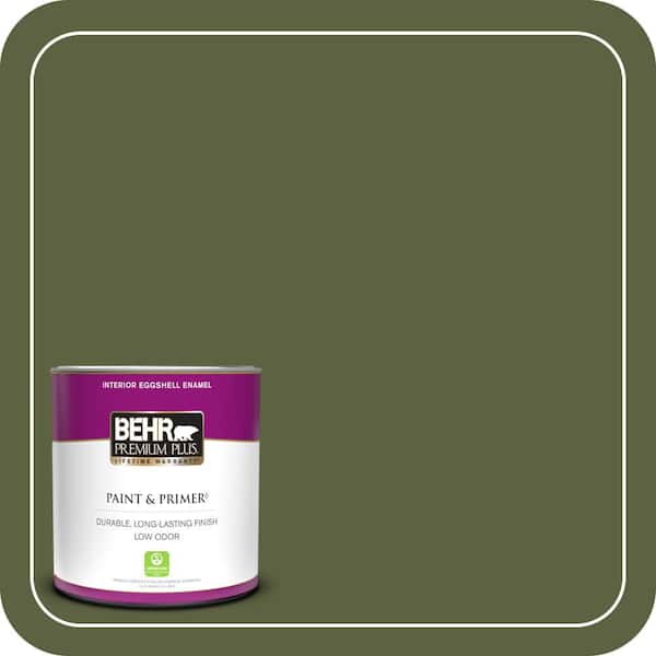 BEHR PREMIUM PLUS 1 qt. #S360-7 Down to Earth Eggshell Enamel Low Odor Interior Paint & Primer