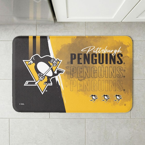 NHL Pittsburgh Penguins Painterly Floor Mat 18×30 inches