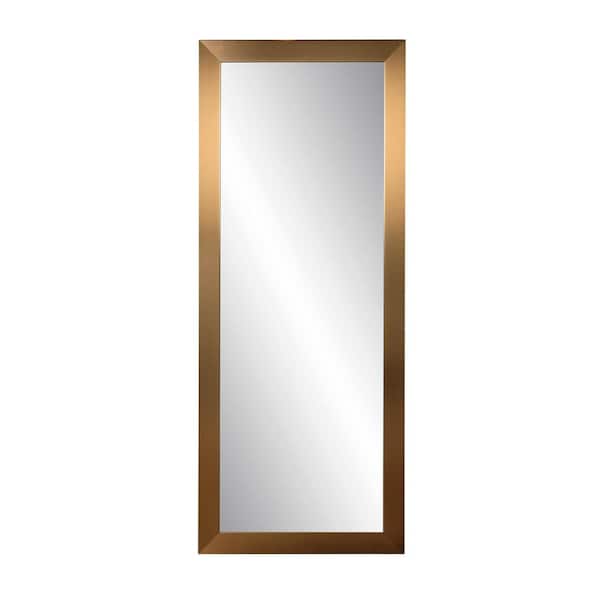 BrandtWorks Oversized Champagne Mid-Century Modern Mirror (65.5 in. H X 32 in. W)