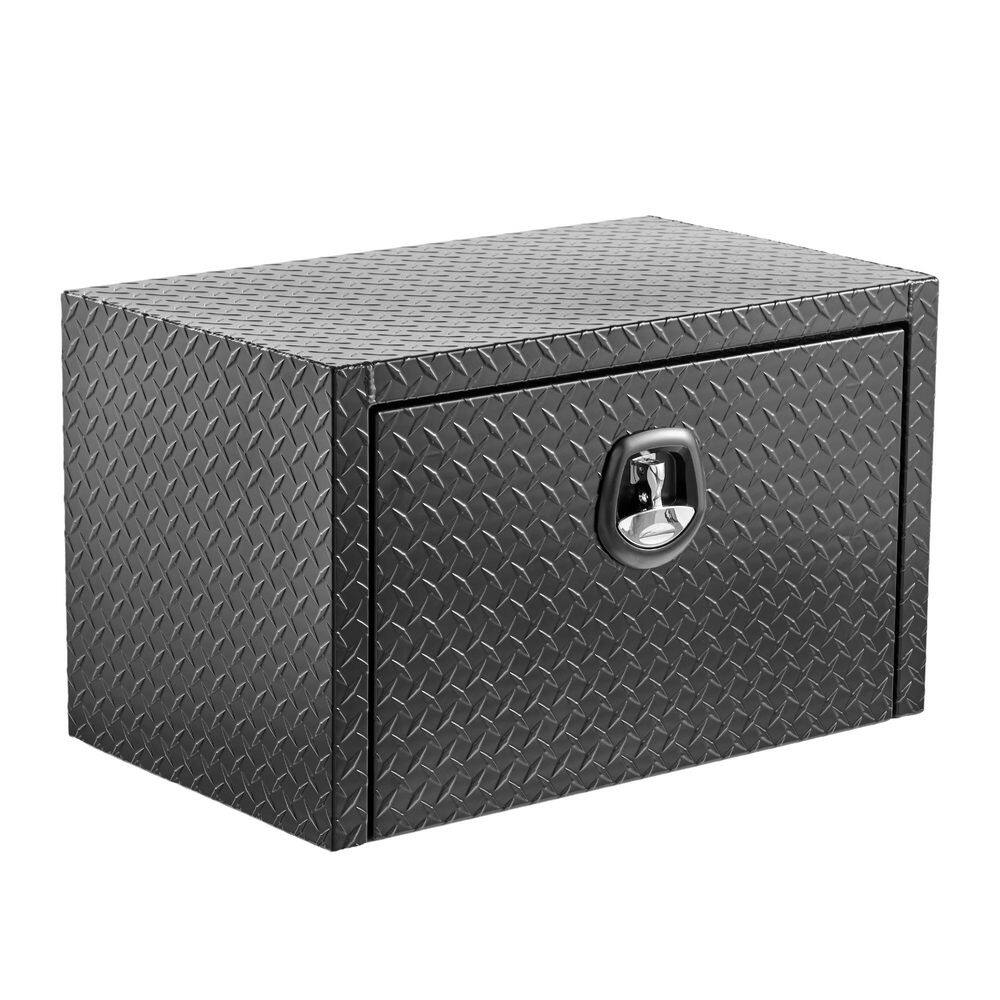 30 in. Black Aluminum Underbody Truck Tool Box, Heavy Duty Underbed Tool Storage Organizer with Lock and Keys price history on PriceWatchPro