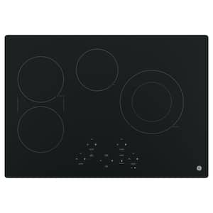 30 in. Radiant Electric Cooktop in Black with 4 Elements including Power Boil Element
