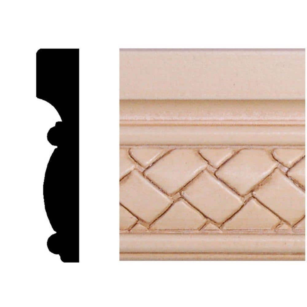 29/64 in. x 2-1/4 in. x 96 in. Hardwood Weave Chair Rail Moulding price history on PriceWatchPro