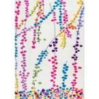 Louvenia Abstract Shag Multi 5 ft. x 8 ft. Area Rug