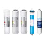 Ultimate Complete Replacement Filter Set for 90 GPD High Flow 5-Stage Systems