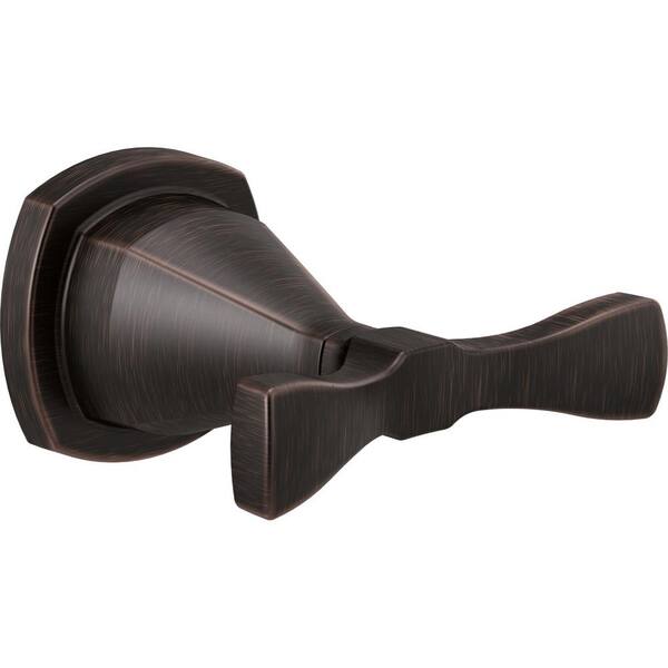 Delta Stryke Double Robe Hook in Venetian Bronze