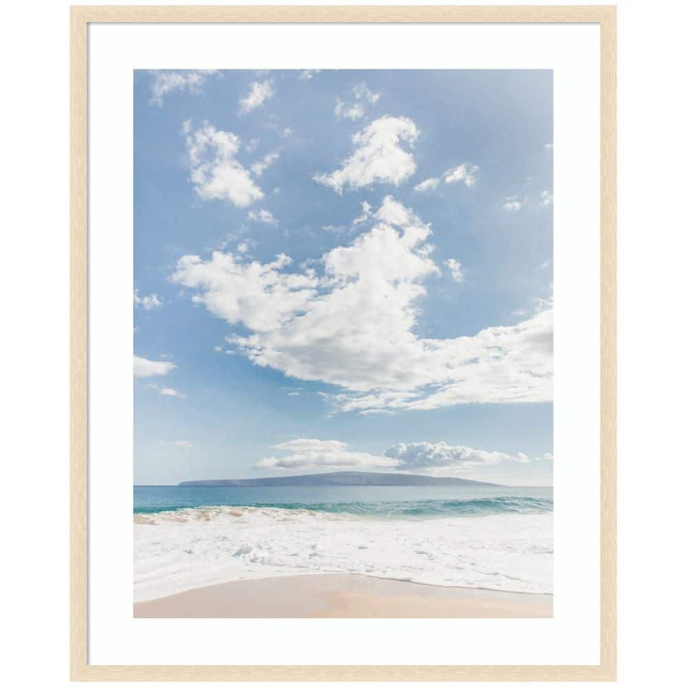 "Woodgrain ""Beach"" by Alicia Abla Beach Framed Art Print 42 in. x 34 in." price history on PriceWatchPro