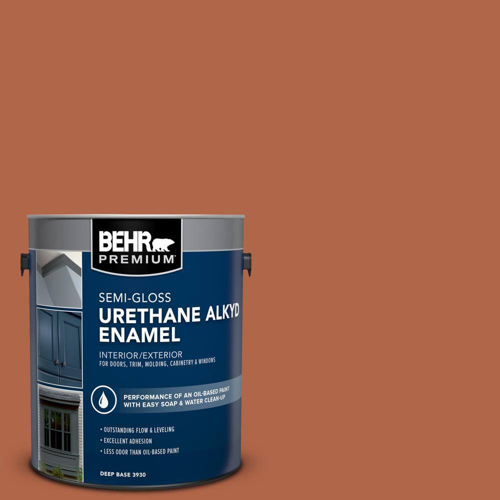 1 gal. #M200-7 Rusty Gate Urethane Alkyd Semi-Gloss Enamel Interior/Exterior Paint price history on PriceWatchPro